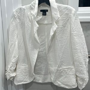 AQUA Ruched Sleeve Cardigan